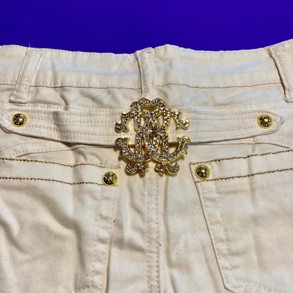 Roberto Cavalli Pants - Roberto Cavalli Collection Sexy White Shorts